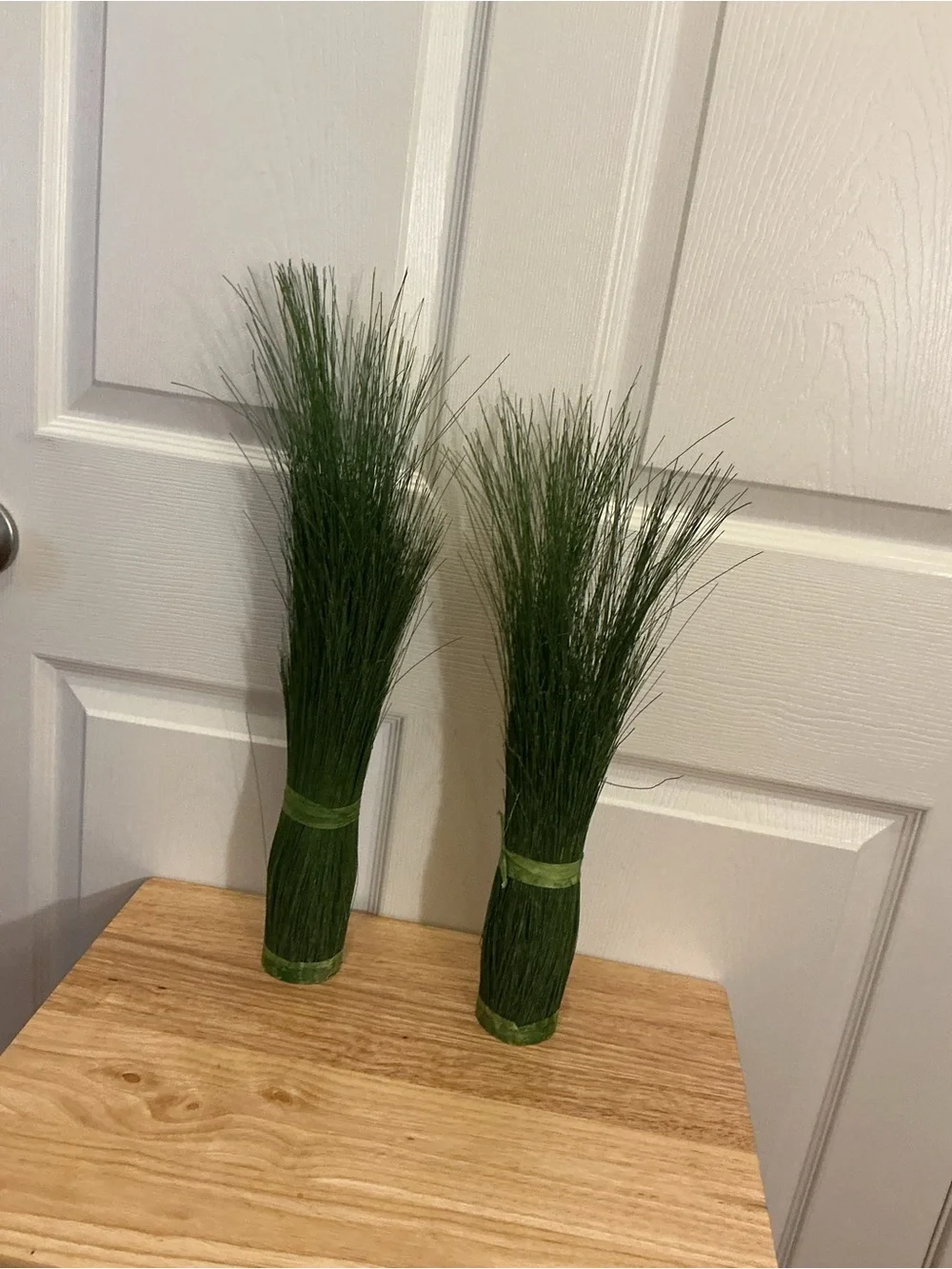 Green Decorative Grass Bundle Pair - Home Accents